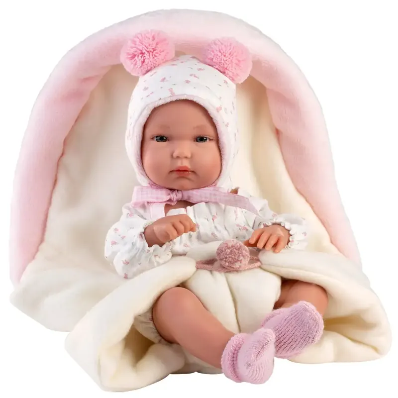 Exkluzív ajánlat Llorens Bimba 35cm-es baba hálózsákkal