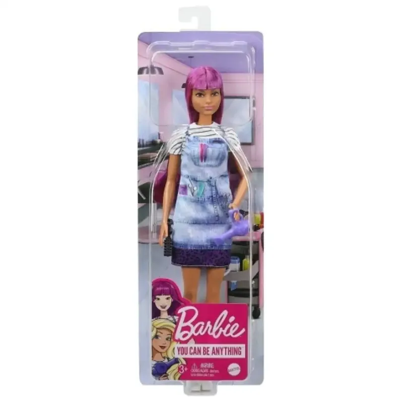 Prémium Barbie Lehetsz Bármi Fodrász karrier baba - Mattel