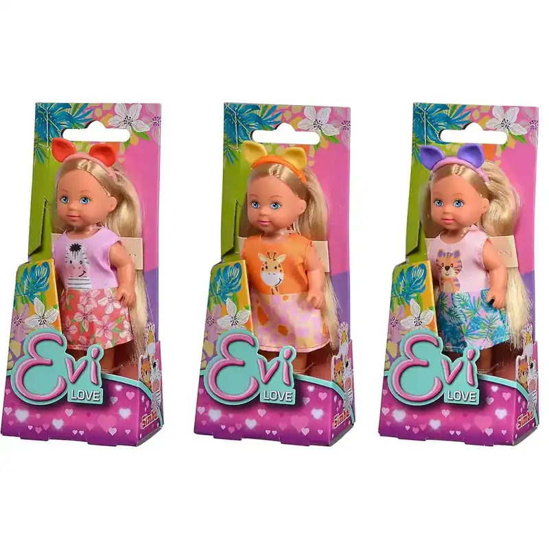 Expressz szállítás Évi Love Cutie baba állatos ruhácskában többféle változatban 12cm-es - Simba Toys