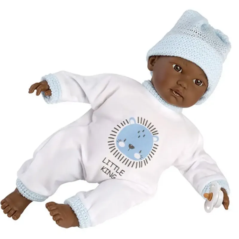 Llorens Cuqui síró afroamerikai baba 30 cm Csak ma