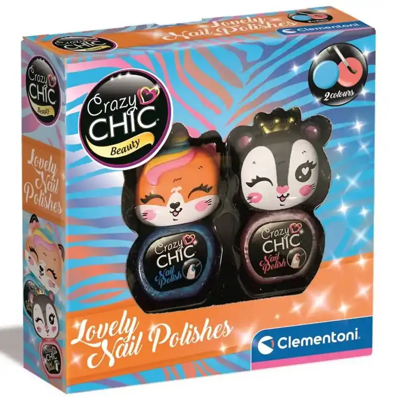 Bestseller Crazy Chic Állatfejes körömlakk készlet - Clementoni