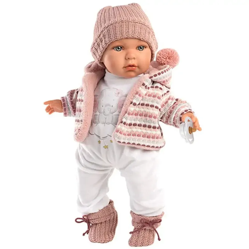 Alacsony ár Llorens Julia 42cm-es síró baba elefántos ruhában