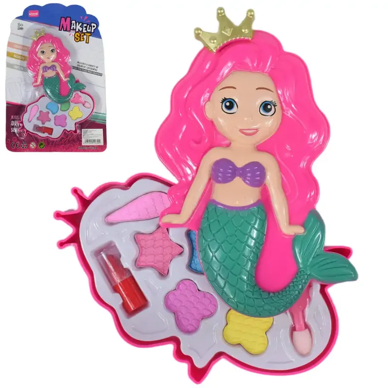 Kiárusítás Make Up Set Sellő formájú sminkpaletta rúzzsal