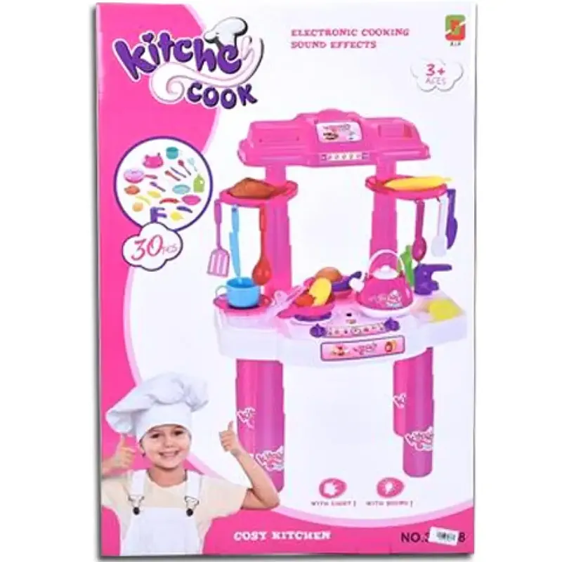Kitchen Cook Pink játékkonyha fénnyel és hanggal Szezonális akció
