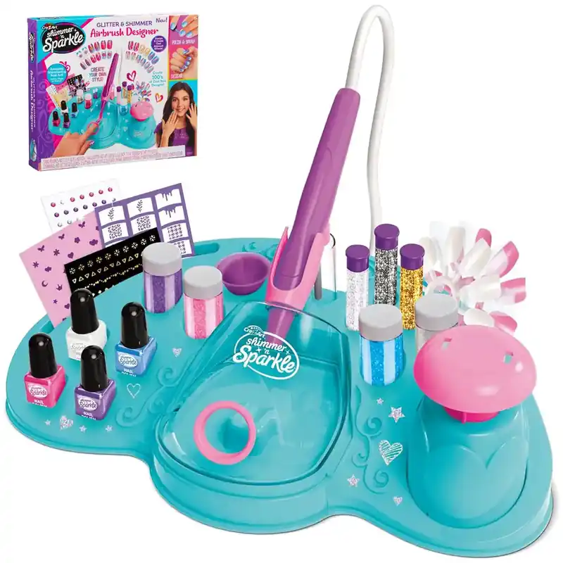Biztonságos fizetés Cra-Z-Art Shimmer and Sparkle - Glitter Shimmer festékszórós köröm stúdió szett