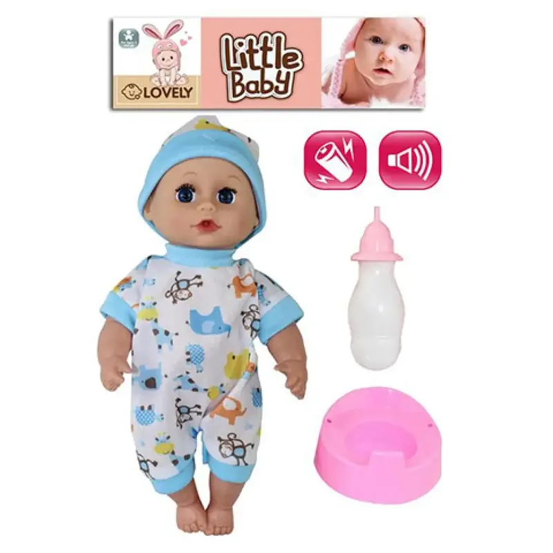 Expressz szállítás Kisbaba cumisüveggel és bilivel 30cm-s