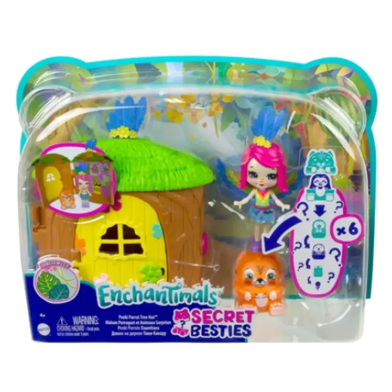 Enchantimals Telis-Tele Kuckó papagájlak szett - Mattel Outlet