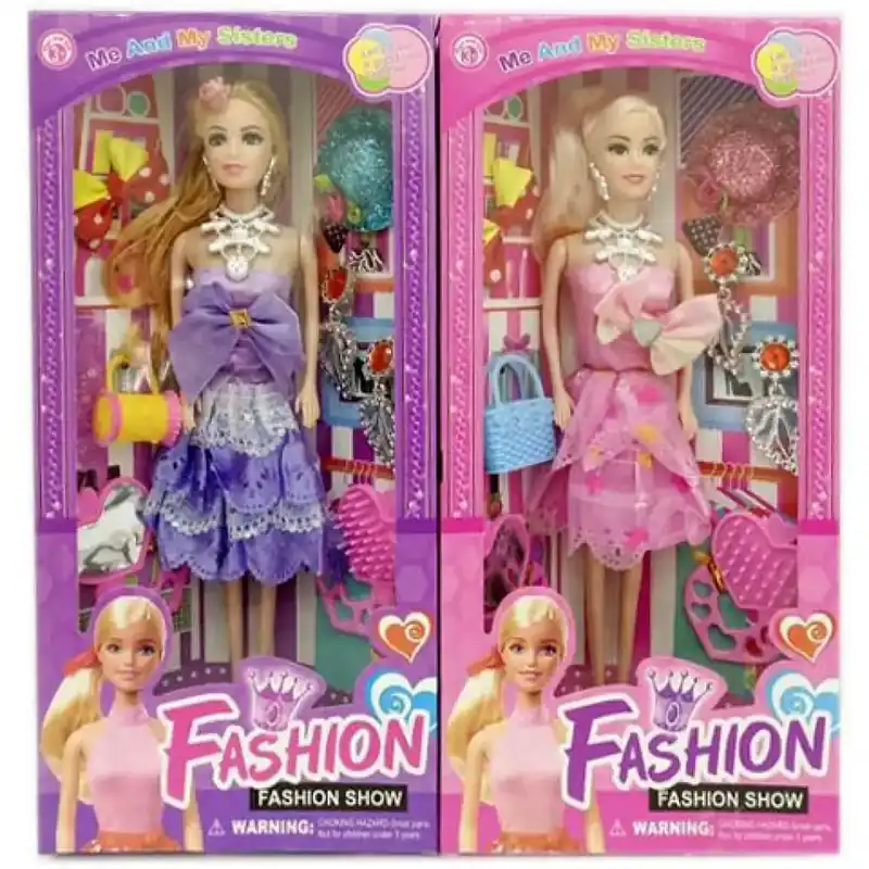 Szuper ajánlat Fashion divatbaba kiegészítőkkel kétféle változatban