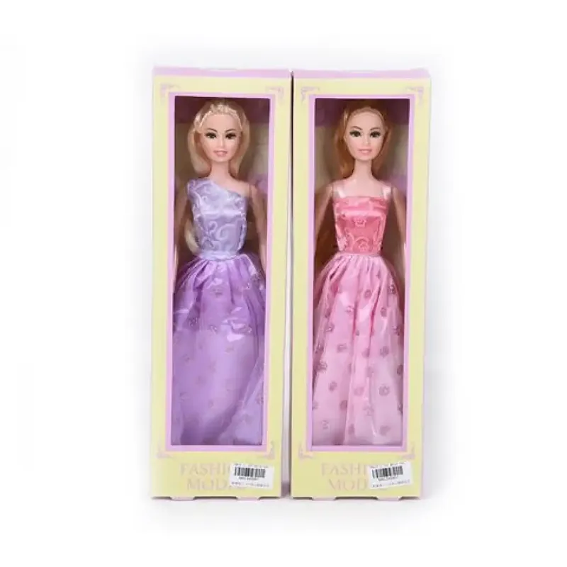 Alacsony ár Divatbaba kétféle változatban, estélyi ruhában 29cm