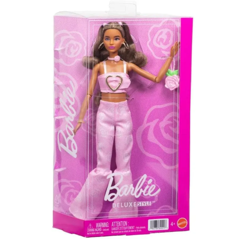 Biztonságos vásárlás Barbie Trendi barátnők baba rózsamintás ruhaszettben - Mattel
