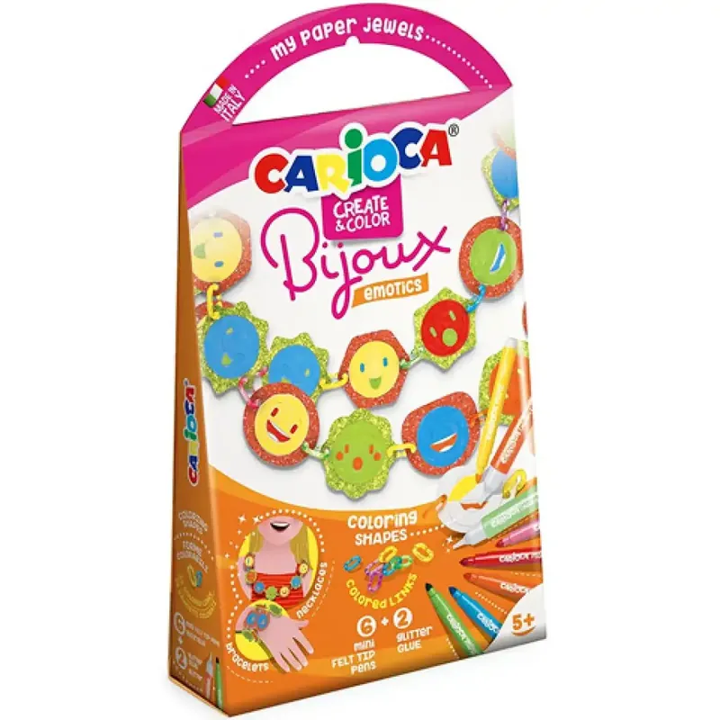 Bijoux Emotics ékszerkészítő kreatív játékszett - Carioca Árengedmény