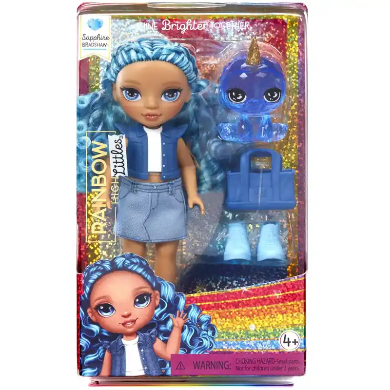 Rainbow High Sapphire kistesó baba kiegészítőkkel Árcsökkenés