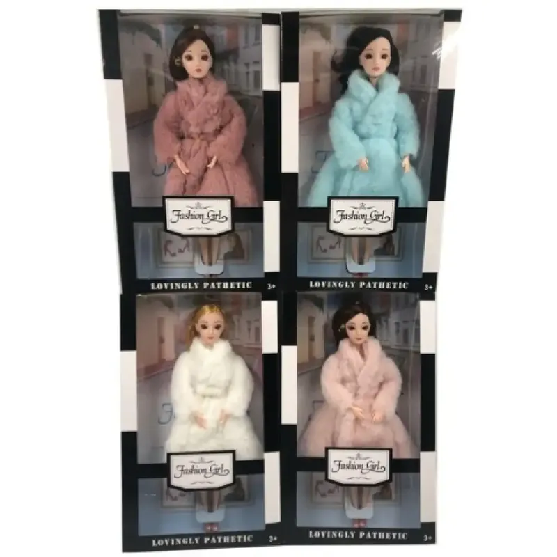 Exkluzív ajánlat Fashion Girl baba szőrme kabátban több változatban