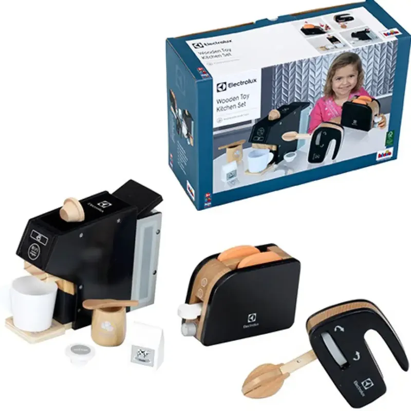 Olcsóbb Electrolux fa konyhai garnitúra 3db-os készlet - Klein Toys