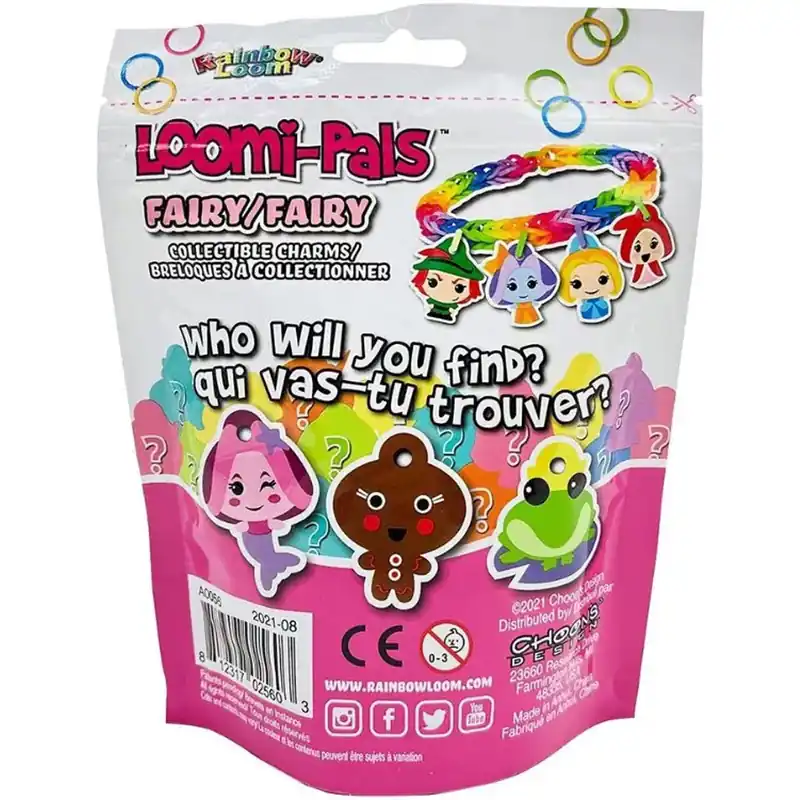 Árengedmény Rainbow Loom Happy Loomi-Pals - Tündérek gumikarkötő készítő szett