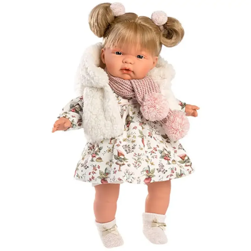 Vásárlói kedvenc Llorens Joelle 38cm-es síró baba tündéres ruhában