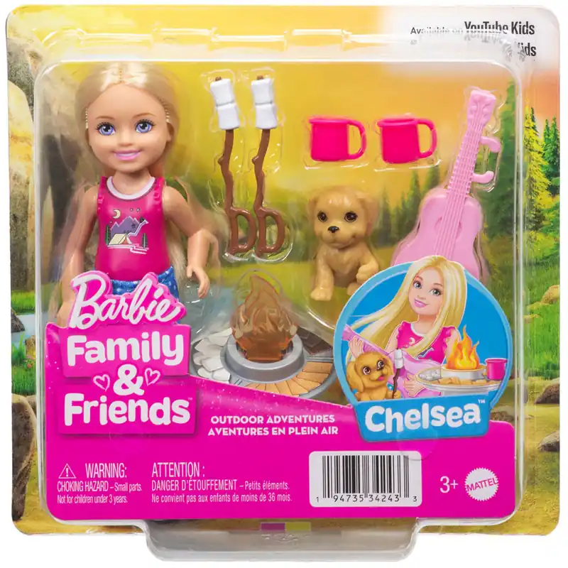 Barbie Chelsea baba grillparty játékszett - Mattel Azonnali szállítás