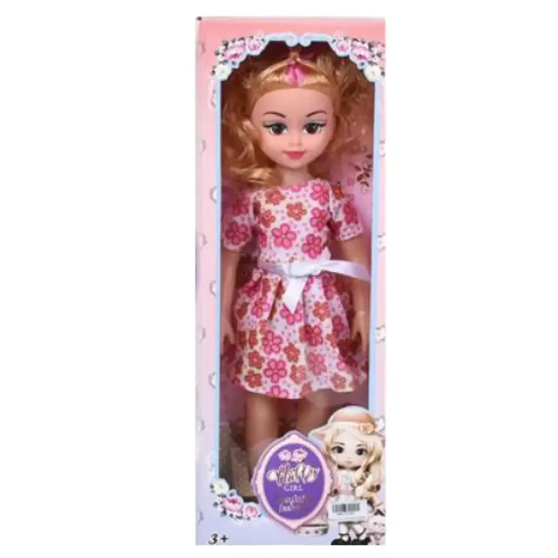 Gyors szállítás Divat baba virágos ruhában hanggal 46cm-es
