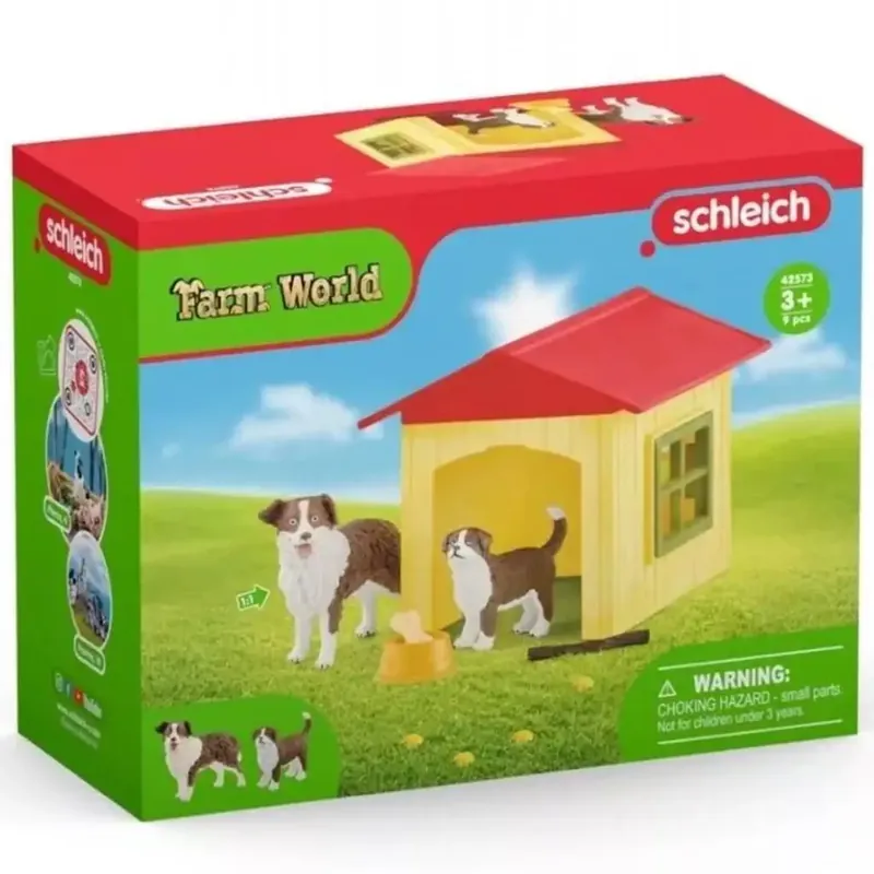 Újdonság Schleich Farm World - Barátságos kutyaház készlet (42573)