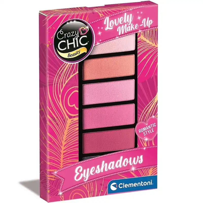 Rendeld meg most Crazy Chic Lovely Make-Up pink power szemhéjfesték 1db - Clementoni