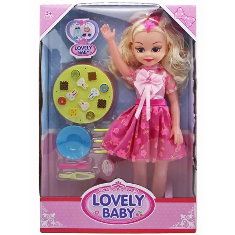 Akciós ár Lovely baba hanggal és konyhai felszereléssel 46cm-es