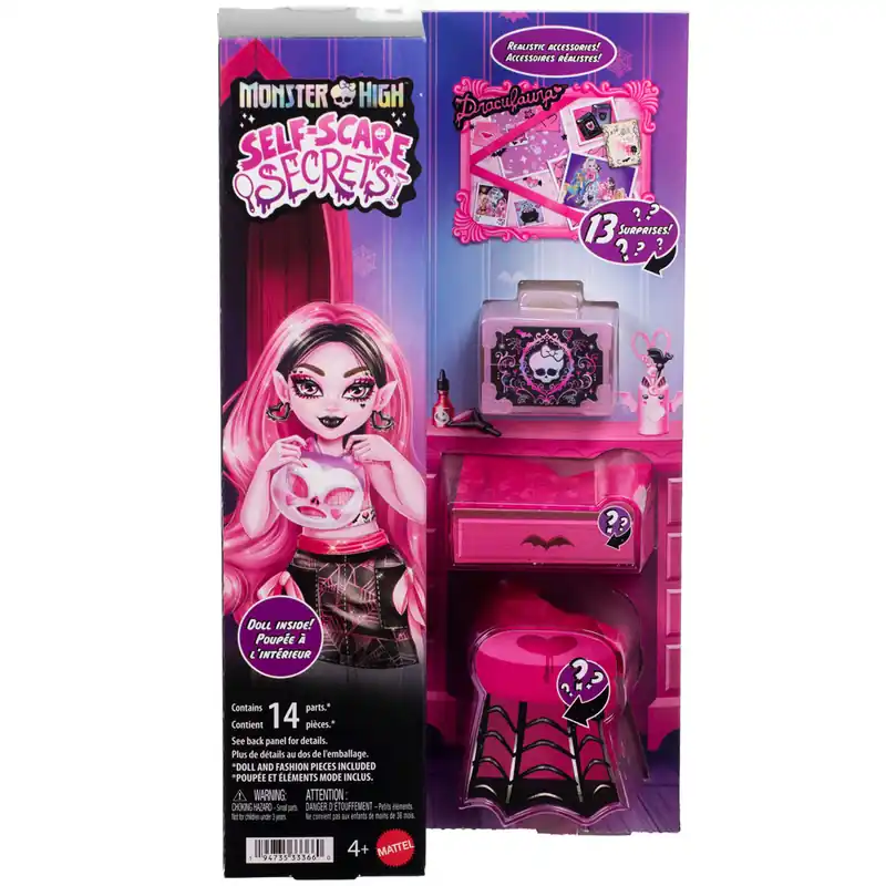 Ajánlat Monster High Rémségápolás Draculaura baba kiegészítőkkel - Mattel