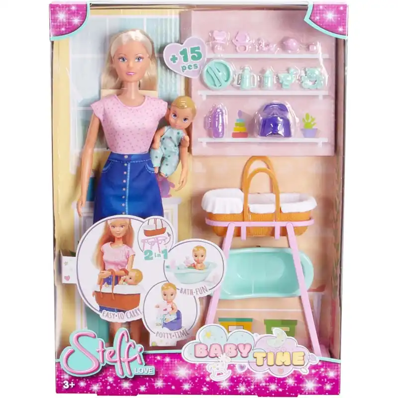 Steffi Love Baby Time babaszett - Simba Toys Biztonságos vásárlás