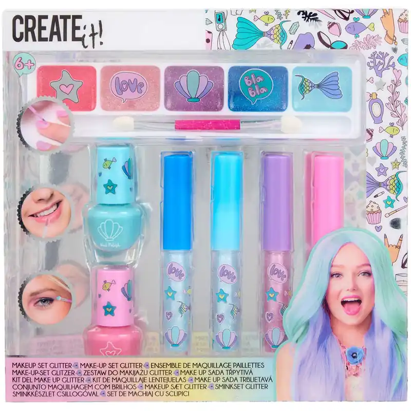 Canenco Create It! Csillámos sellő sminkkészlet Vedd meg online