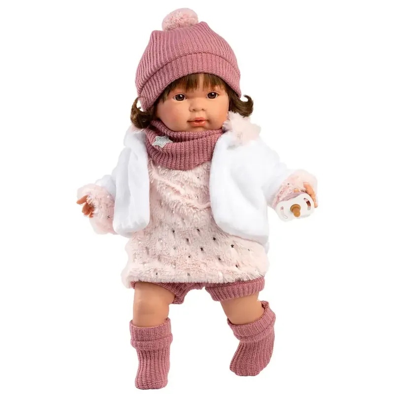 Llorens Carla 42cm-es síró baba cumival csillagos ruhában Utolsó esély