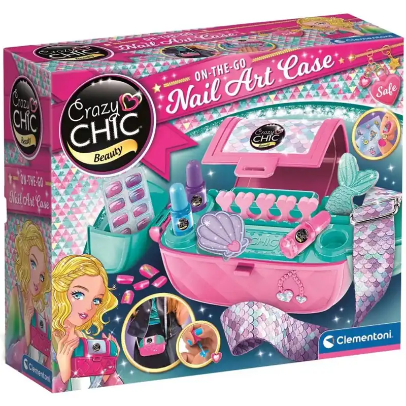 Expressz kézbesítés Crazy Chic Körömstúdió táskában játékszett - Clementoni