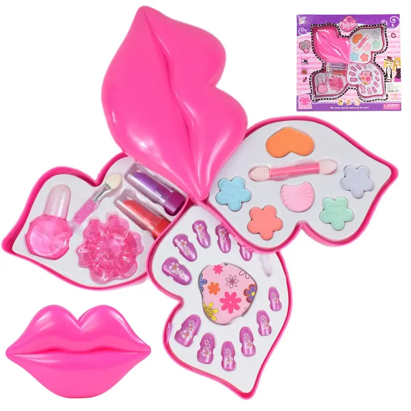 Szuper akció Fashion Make Up Száj alakú három szintes sminkpaletta