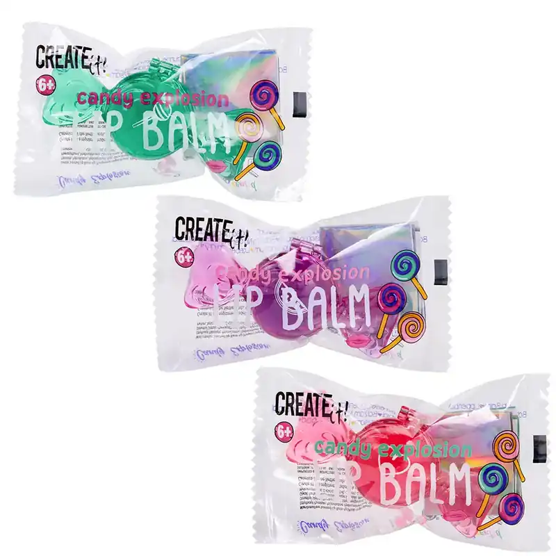 Biztonságos fizetés Canenco Create it! ajakbalzsam cukorka alakú tárolóban többféle változatban 1db