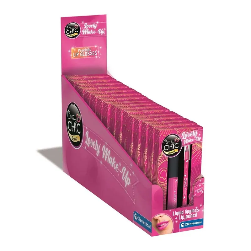 Crazy Chic Pink szájfény és szemceruza - Clementoni Végkiárusítás