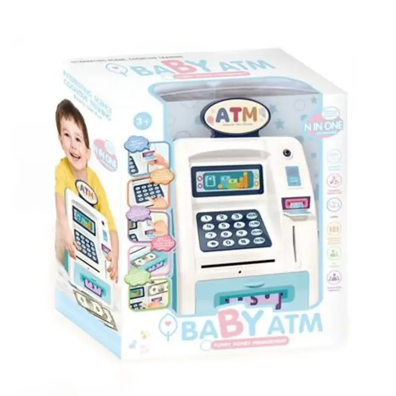 Elektromos bébi ATM automata fénnyel és hanggal Vásárlói kedvenc