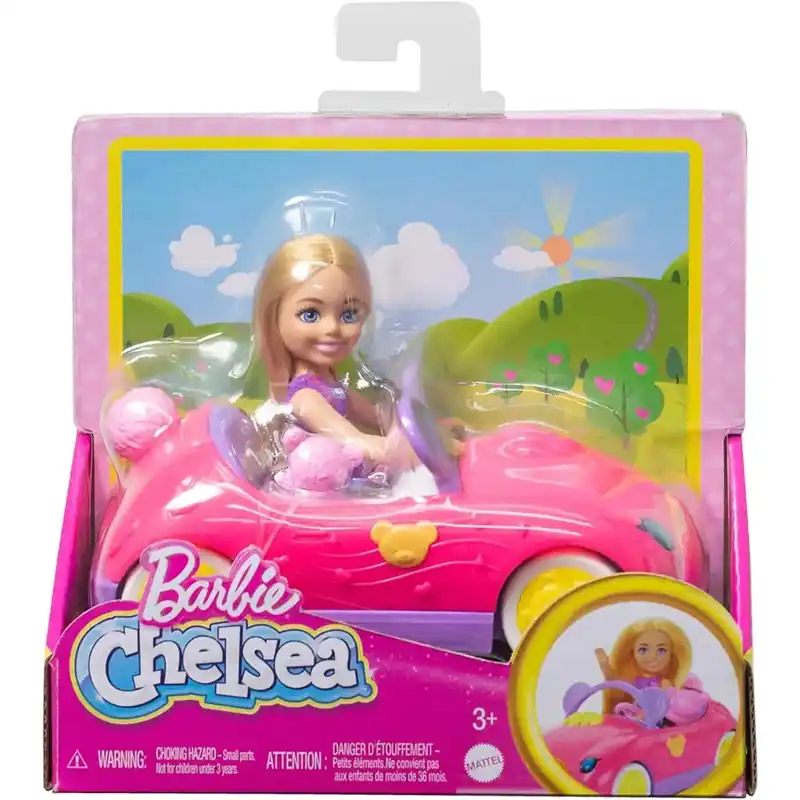 Biztonságos fizetés Barbie Chelsea baba macis kabriója - Mattel