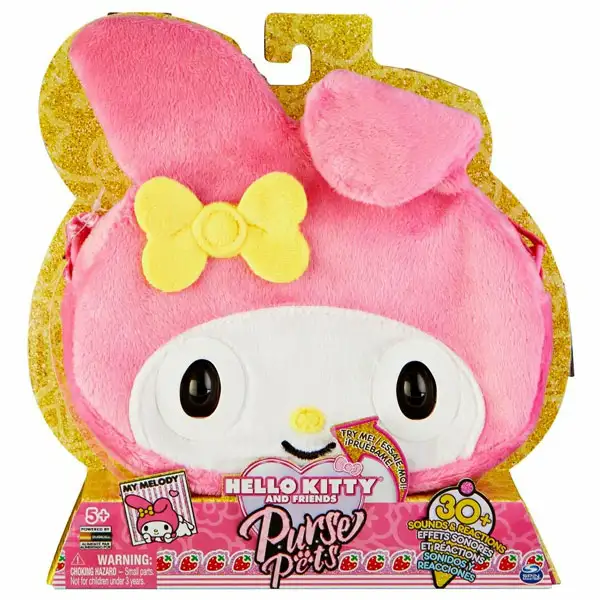 Purse Pets Hello Kitty My Melody interaktív táska - Spin Master Outlet