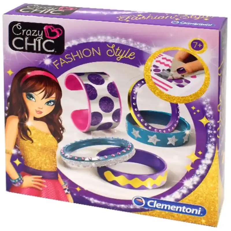 Crazy Chic Fashion Style karkötő készítő szett - Clementoni Árengedmény