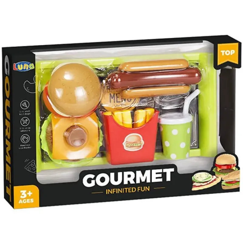 Gourmet gyorséttermi menü tálcával Árengedmény