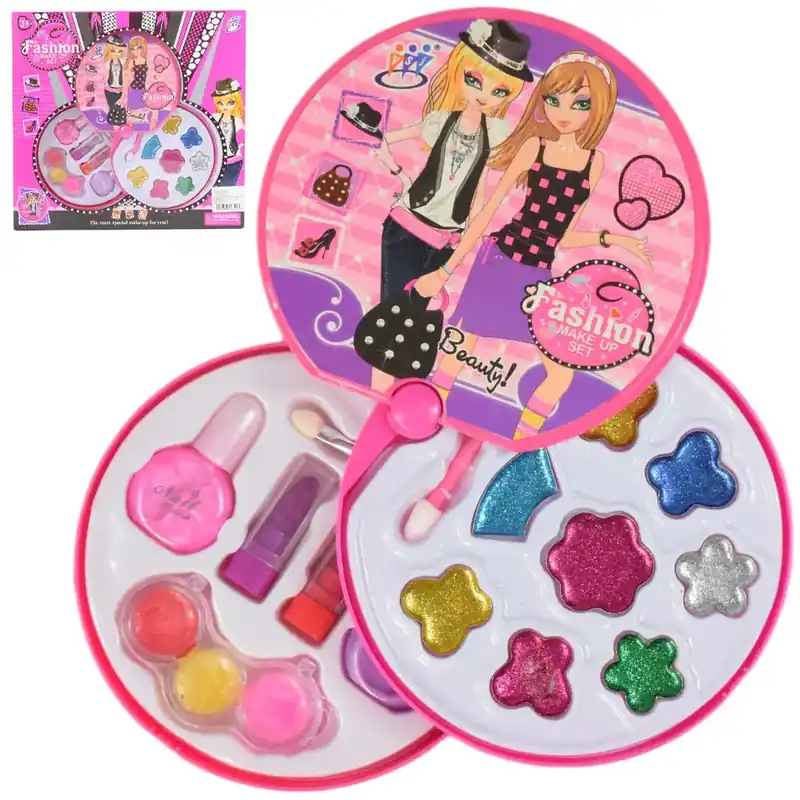 Vásárlói kedvenc Fashion Make Up Köralakú kétszintes sminkpaletta szett