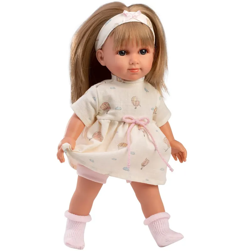 Azonnali szállítás Llorens Elena 35cm-es baba hőlégballonos ruhában