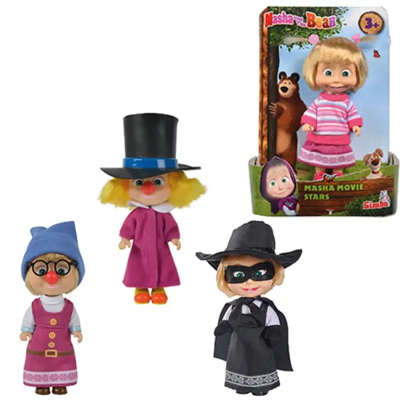 Árcsökkenés Mása és a medve Mása mozi sztár baba 4 féle - Simba Toys