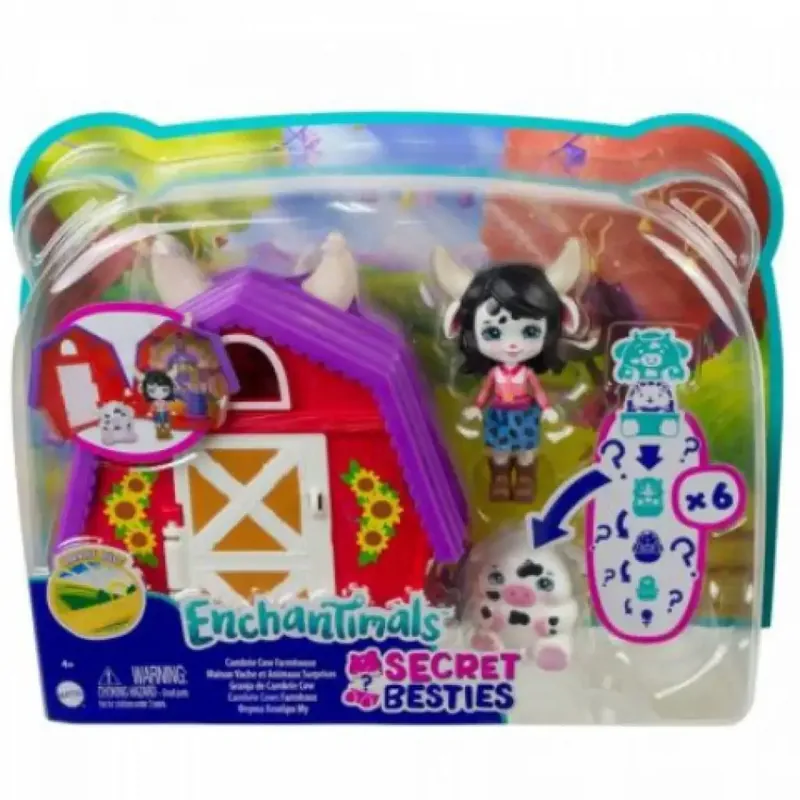 Kedvezményes ár Enchantimals Telis-Tele Kuckó bocifarm szett - Mattel