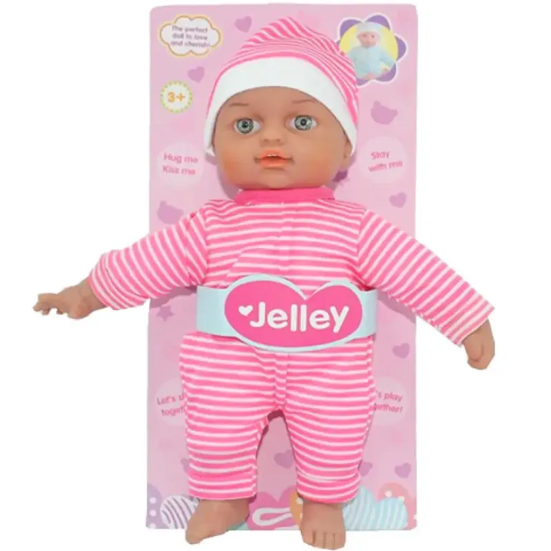 Azonnali szállítás Jelley baba csíkos ruhában 25cm