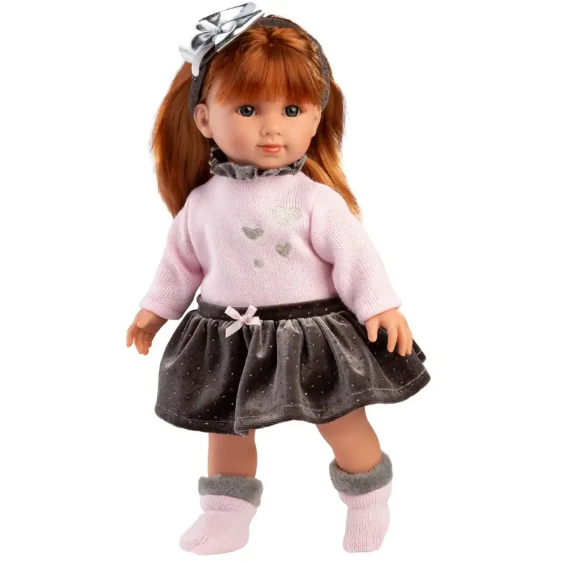 Llorens Nicole 35cm-es baba fekete szoknyában Biztonságos vásárlás