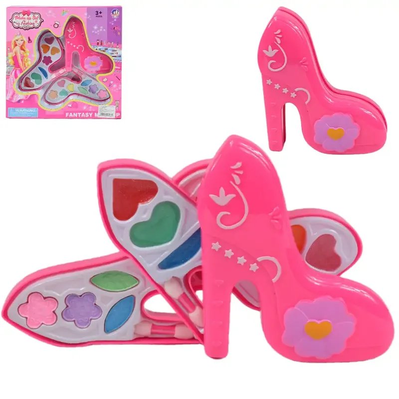 Szezonális akció Make Up Set Magassarkú formájú kétszintes sminkpaletta szett