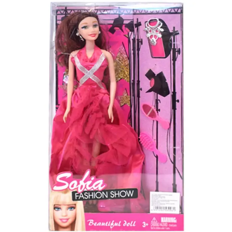Sofia Fashion Show Utazó baba extra ruhával és bőrönddel 2 változatban Legkelendőbb