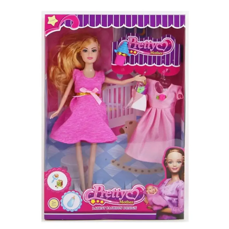 Ajánlat Pretty Mother terhes baba játékszett 29cm