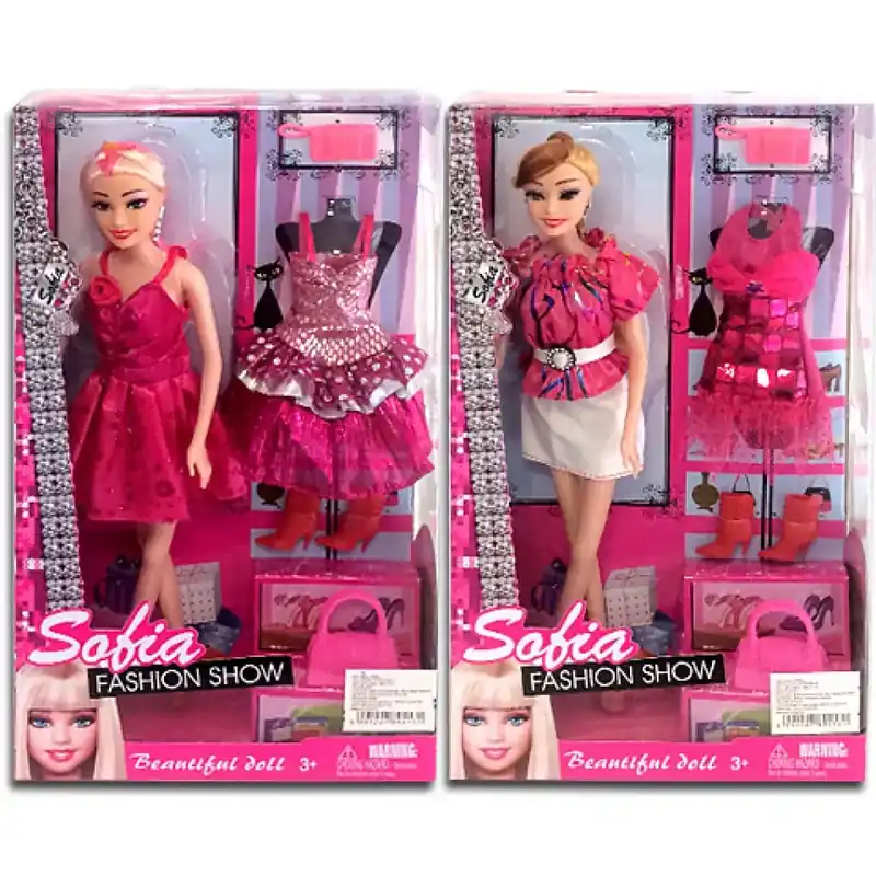 Legjobb ár Sofia Fashion Show baba extra ruhával és kiegészítőkkel 2 változatban