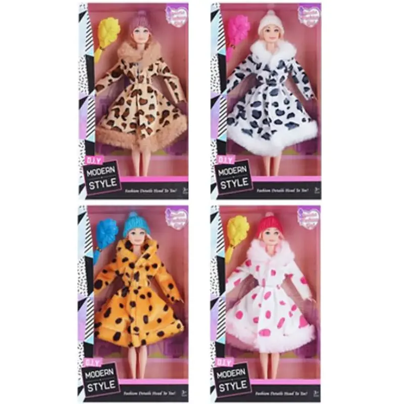 Nicky divatbaba őszi szőrmekollekciója többféle változatban Alacsony ár