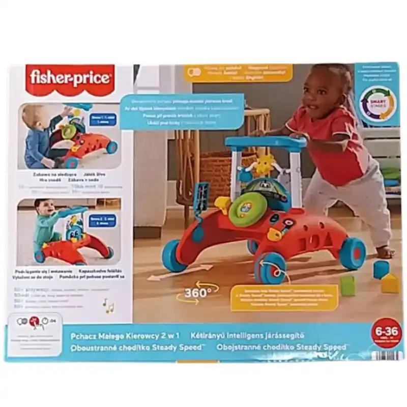 Fisher-Price 2 az 1-ben intelligens járássegítő - Mattel Csak ma